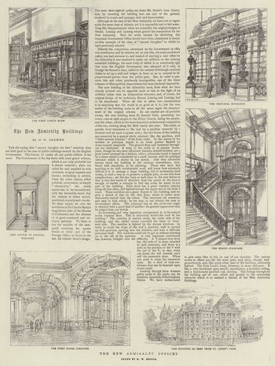 De Nieuwe Admiraliteitskantoren door Henry William Brewer